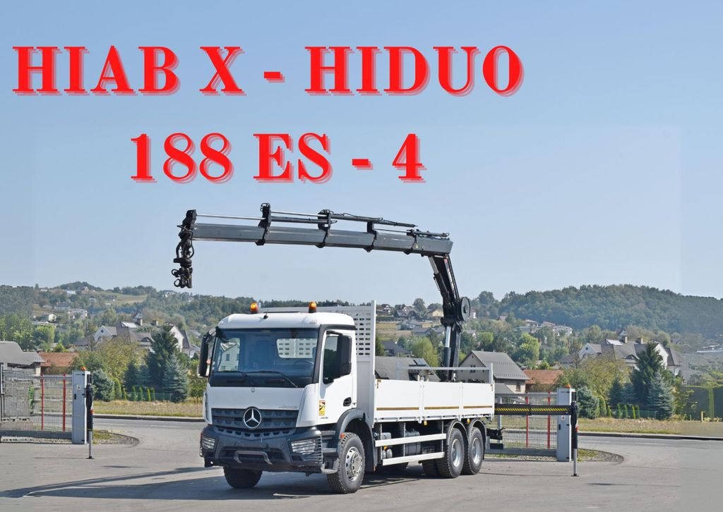 Mercedes-Benz ACTROS 2636 *HIAB X-HIDUO 188 ES-4/FUNK + * 6x4 Mercedes-Benz AROCS 2636 *HIAB X-HIDUO 188 ES-4/FUNK + * 6x4 - Tovornjak z dvigalom, Tovornjak s kesonom: slika 1 Mercedes-Benz ACTROS 2636 *HIAB X-HIDUO 188 ES-4/FUNK + * 6x4 Mercedes-Benz AROCS 2636 *HIAB X-HIDUO 188 ES-4/FUNK + * 6x4 - Tovornjak z dvigalom, Tovornjak s kesonom: slika 1