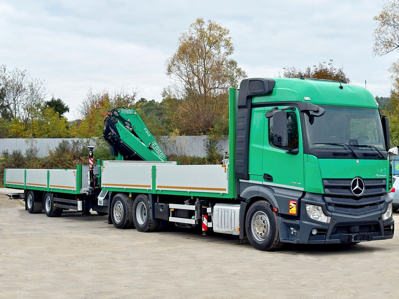 Mercedes-Benz ACTROS 2645* FASSI F345 RA 2.4/FUNK+Anhänger - Tovornjak z dvigalom: slika 4 Mercedes-Benz ACTROS 2645* FASSI F345 RA 2.4/FUNK+Anhänger - Tovornjak z dvigalom: slika 4