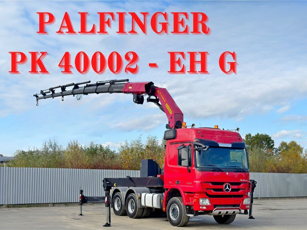 Mercedes-Benz ACTROS 2646 * PK 40002 - EH G + FUNK / 6x4 * TOP - Tovornjak z dvigalom: slika 1 Mercedes-Benz ACTROS 2646 * PK 40002 - EH G + FUNK / 6x4 * TOP - Tovornjak z dvigalom: slika 1