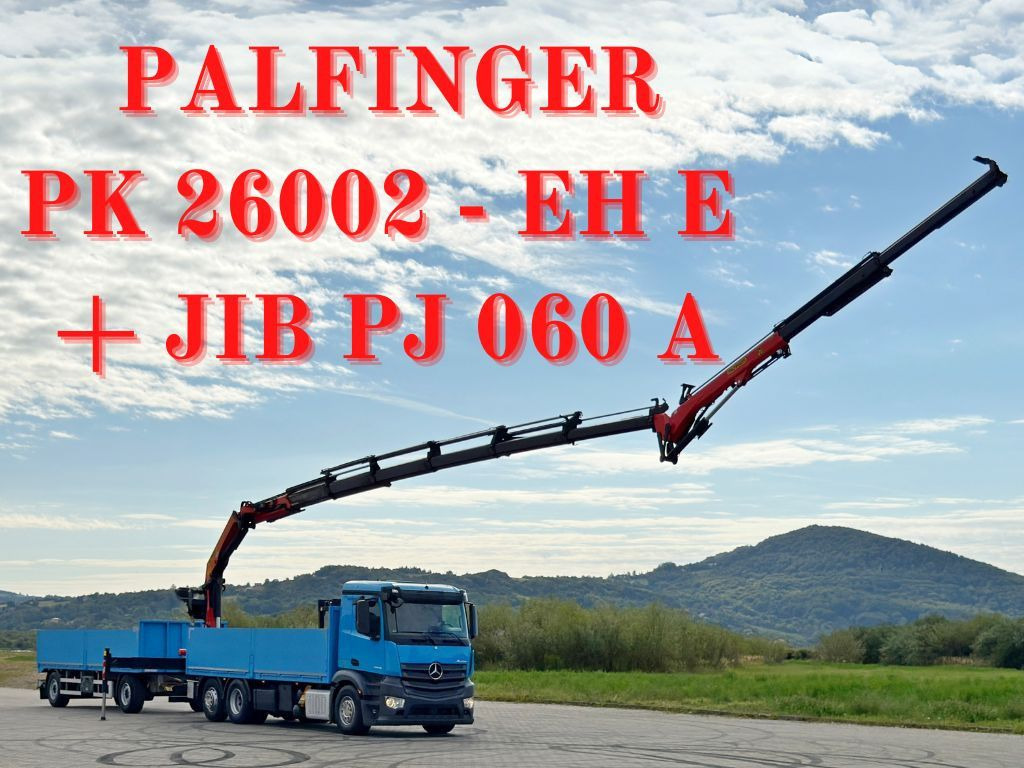 Mercedes-Benz ANTOS 2545*PK 26002-EHE+JIB PJ060A+Anhänger/FUNK - Tovornjak z dvigalom: slika 1 Mercedes-Benz ANTOS 2545*PK 26002-EHE+JIB PJ060A+Anhänger/FUNK - Tovornjak z dvigalom: slika 1