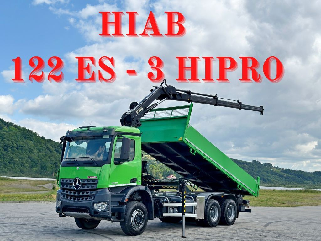 Mercedes-Benz AROCS 2636 * HIAB 122 ES - 3 HIPRO * 6x4 - Tovornjak z dvigalom: slika 1 Mercedes-Benz AROCS 2636 * HIAB 122 ES - 3 HIPRO * 6x4 - Tovornjak z dvigalom: slika 1
