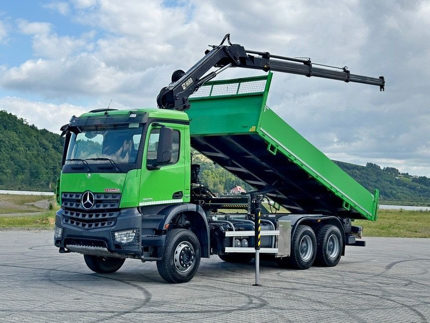 Mercedes-Benz AROCS 2636 * HIAB 122 ES - 3 HIPRO * 6x4 - Tovornjak prekucnik, Tovornjak z dvigalom: slika 2 Mercedes-Benz AROCS 2636 * HIAB 122 ES - 3 HIPRO * 6x4 - Tovornjak prekucnik, Tovornjak z dvigalom: slika 2