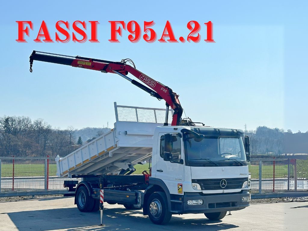 Mercedes-Benz ATEGO 1524 Kipper 4,35 m* FASSI F95A.21* TOP - Tovornjak z dvigalom: slika 1 Mercedes-Benz ATEGO 1524 Kipper 4,35 m* FASSI F95A.21* TOP - Tovornjak z dvigalom: slika 1