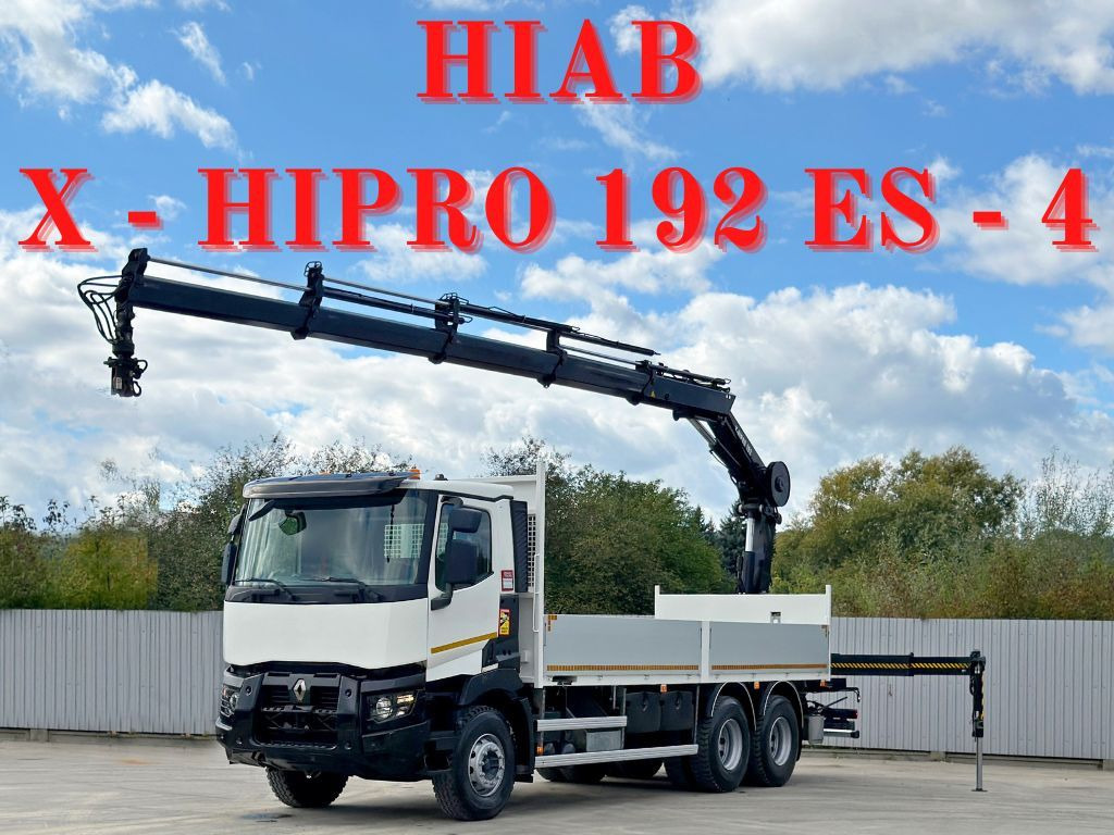 Renault C 430 *HIAB X - HIPRO 192 ES -4 + FUNK* 6x4 - Tovornjak z dvigalom: slika 1 Renault C 430 *HIAB X - HIPRO 192 ES -4 + FUNK* 6x4 - Tovornjak z dvigalom: slika 1