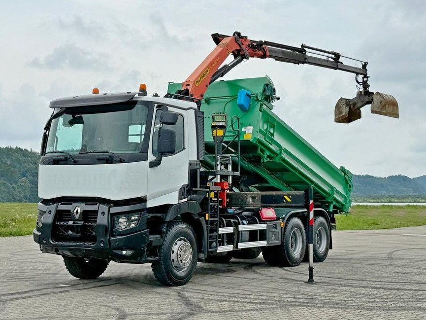 Renault C 430 *KIPPER 5,10 m + PK 16001 - K B* 6x4 - Tovornjak prekucnik, Tovornjak z dvigalom: slika 2 Renault C 430 *KIPPER 5,10 m + PK 16001 - K B* 6x4 - Tovornjak prekucnik, Tovornjak z dvigalom: slika 2