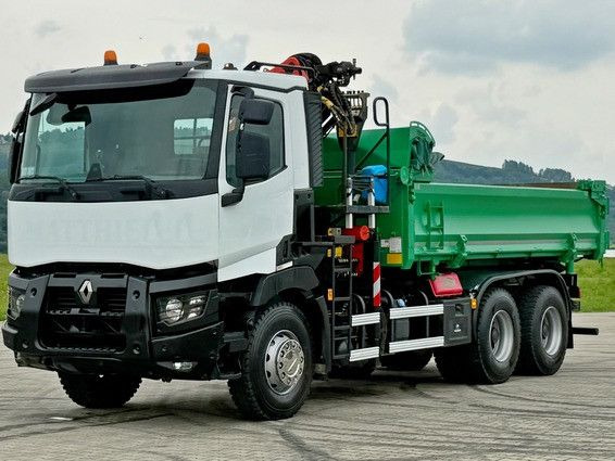 Renault C 430 *KIPPER 5,10 m + PK 16001 - K B* 6x4 - Tovornjak prekucnik, Tovornjak z dvigalom: slika 5 Renault C 430 *KIPPER 5,10 m + PK 16001 - K B* 6x4 - Tovornjak prekucnik, Tovornjak z dvigalom: slika 5