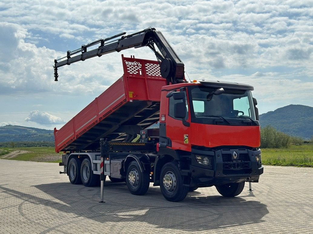 Renault C 430 *KIPPER 6,80m* HIAB X-HIDUO 188 ES-4 * 8x4 - Tovornjak z dvigalom: slika 2 Renault C 430 *KIPPER 6,80m* HIAB X-HIDUO 188 ES-4 * 8x4 - Tovornjak z dvigalom: slika 2