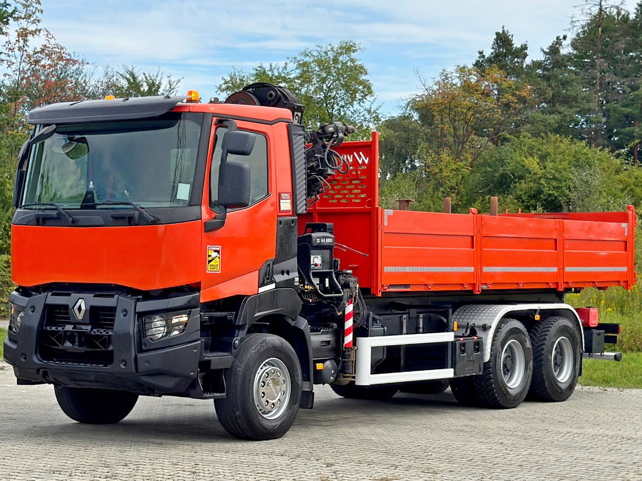 Renault K 380 * HIAB 144 BS - 3 HIDUO + FUNK * 6x4 * TOP - Tovornjak z dvigalom: slika 3 Renault K 380 * HIAB 144 BS - 3 HIDUO + FUNK * 6x4 * TOP - Tovornjak z dvigalom: slika 3