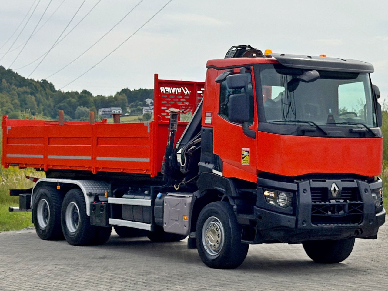 Renault K 380 * HIAB 144 BS - 3 HIDUO + FUNK * 6x4 * TOP - Tovornjak z dvigalom: slika 4 Renault K 380 * HIAB 144 BS - 3 HIDUO + FUNK * 6x4 * TOP - Tovornjak z dvigalom: slika 4