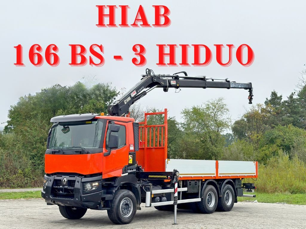 Renault K 380 * HIAB 166 BS-3 HIDUO + FUNK* 6x4 - Tovornjak z dvigalom: slika 1 Renault K 380 * HIAB 166 BS-3 HIDUO + FUNK* 6x4 - Tovornjak z dvigalom: slika 1
