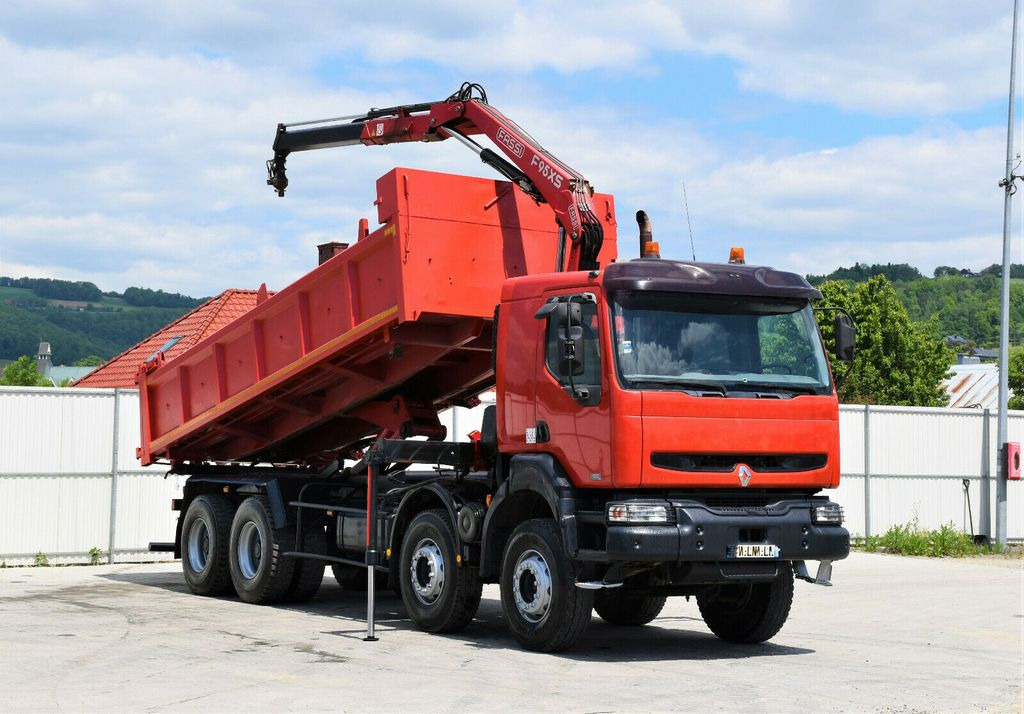 Renault KERAX 420 DCI Kipper 6,30m+FASSI F95AXS.21+FUNK - Tovornjak z dvigalom, Tovornjak prekucnik: slika 2 Renault KERAX 420 DCI Kipper 6,30m+FASSI F95AXS.21+FUNK - Tovornjak z dvigalom, Tovornjak prekucnik: slika 2