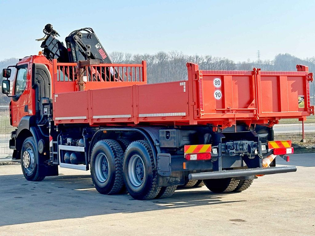 Tovornjak z dvigalom, Tovornjak prekucnik Renault KERAX 430* HIAB 144 E-3 HIDUO + FUNK / 6x4: slika 7