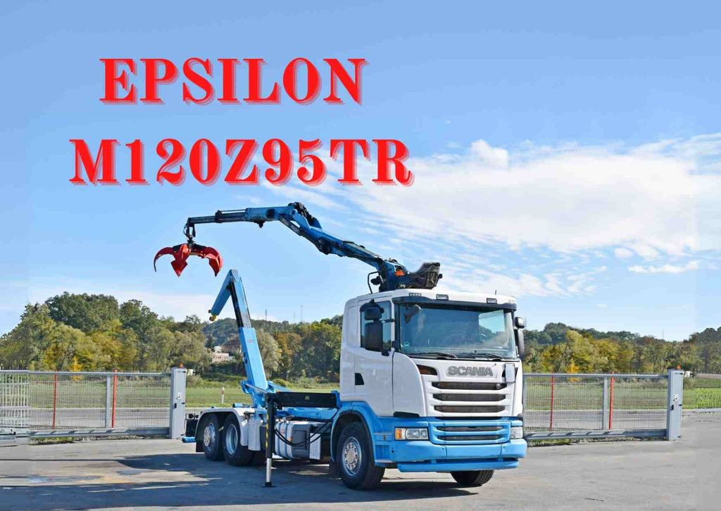Scania G 440 * Abrollkipper * EPSILON M120Z95TR* TOP Scania G 440 * Abrollkipper * EPSILON M120Z95TR* TOP - Kotalni prekucni tovornjak: slika 1 Scania G 440 * Abrollkipper * EPSILON M120Z95TR* TOP Scania G 440 * Abrollkipper * EPSILON M120Z95TR* TOP - Kotalni prekucni tovornjak: slika 1