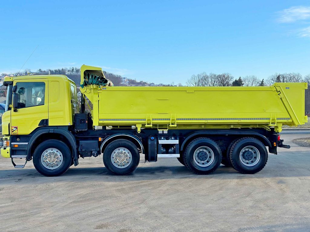 Tovornjak prekucnik, Tovornjak z dvigalom Scania P 400 Kipper 5,90 m + BORDMATIC * 8x4 * TOP !: slika 6