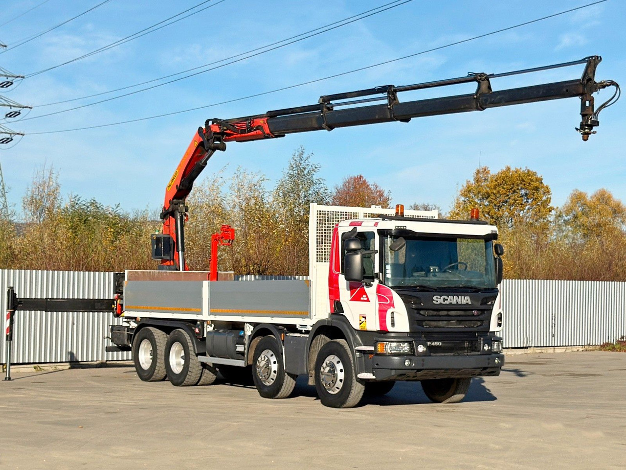 Scania P 450* PRITSCHE 6,90m * PK 23002- SH C FUNK *8x4 - Tovornjak z dvigalom: slika 2 Scania P 450* PRITSCHE 6,90m * PK 23002- SH C FUNK *8x4 - Tovornjak z dvigalom: slika 2