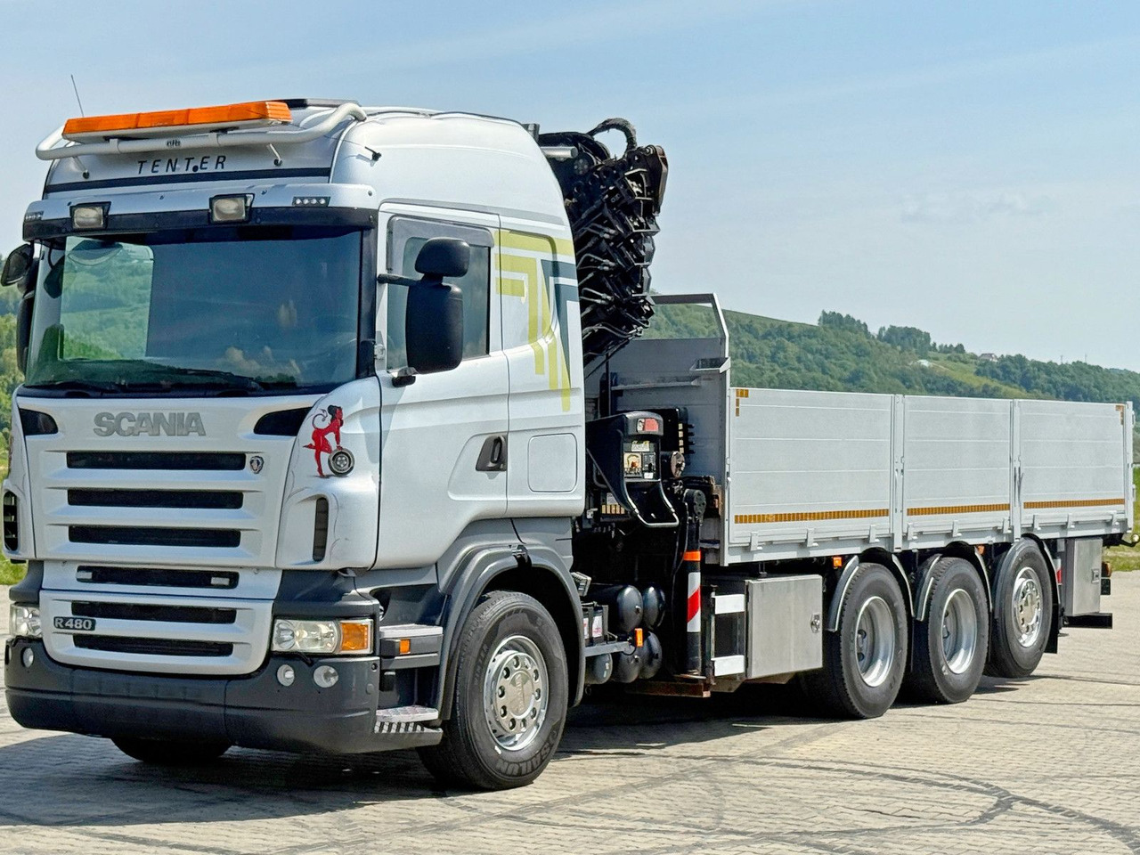Scania R480 PRITSCHE 6,85m *HIAB 377 E-8 HIPRO/FUNK*8x4 - Tovornjak z dvigalom: slika 3 Scania R480 PRITSCHE 6,85m *HIAB 377 E-8 HIPRO/FUNK*8x4 - Tovornjak z dvigalom: slika 3