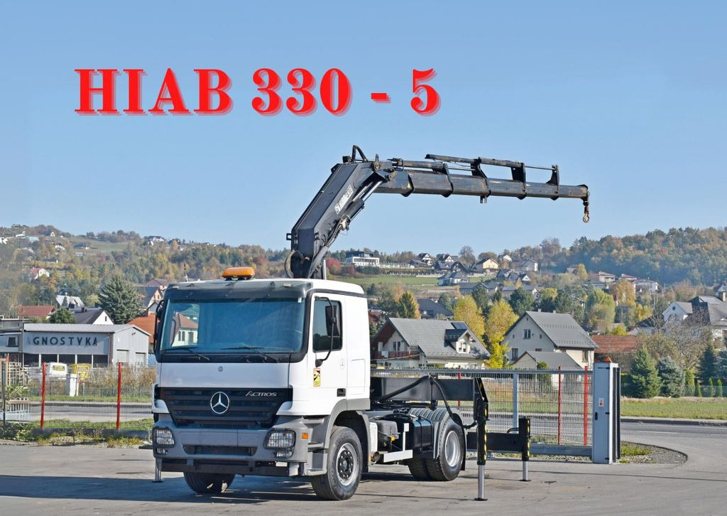 Mercedes-Benz ACTROS 1844 * Sattelzugmaschine *HIAB 330-5/FUNK - Vlačilec: slika 1 Mercedes-Benz ACTROS 1844 * Sattelzugmaschine *HIAB 330-5/FUNK - Vlačilec: slika 1