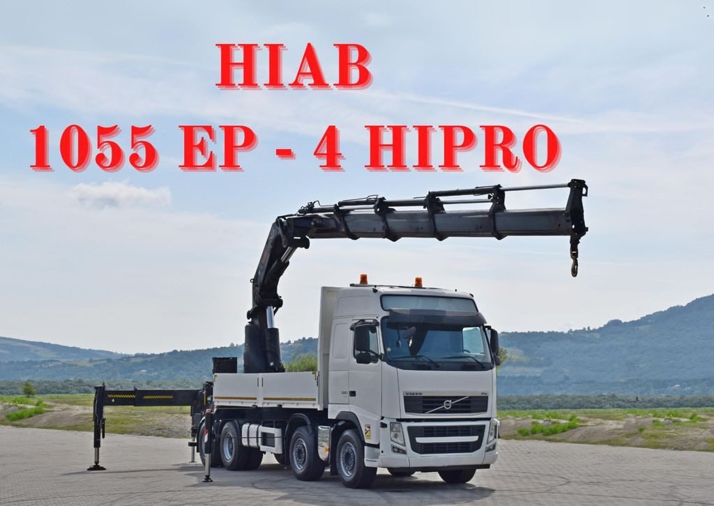 Volvo FH 520 * HIAB 1055 EP - 4 HIPRO/FUNK * 8x4 - Tovornjak z dvigalom, Tovornjak s kesonom: slika 1 Volvo FH 520 * HIAB 1055 EP - 4 HIPRO/FUNK * 8x4 - Tovornjak z dvigalom, Tovornjak s kesonom: slika 1