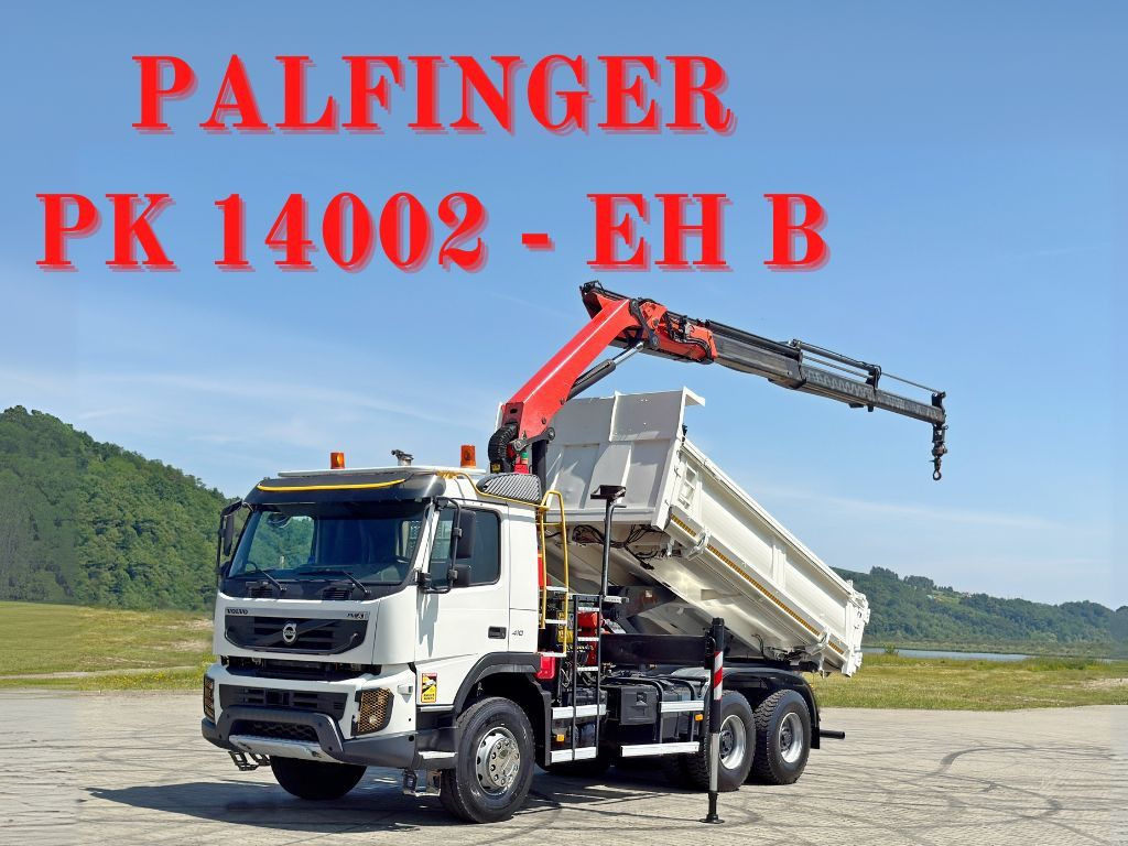 Volvo FMX 410 Kipper 4,70m *PK 14002-EH B/FUNK *6x4 - Tovornjak z dvigalom: slika 1 Volvo FMX 410 Kipper 4,70m *PK 14002-EH B/FUNK *6x4 - Tovornjak z dvigalom: slika 1