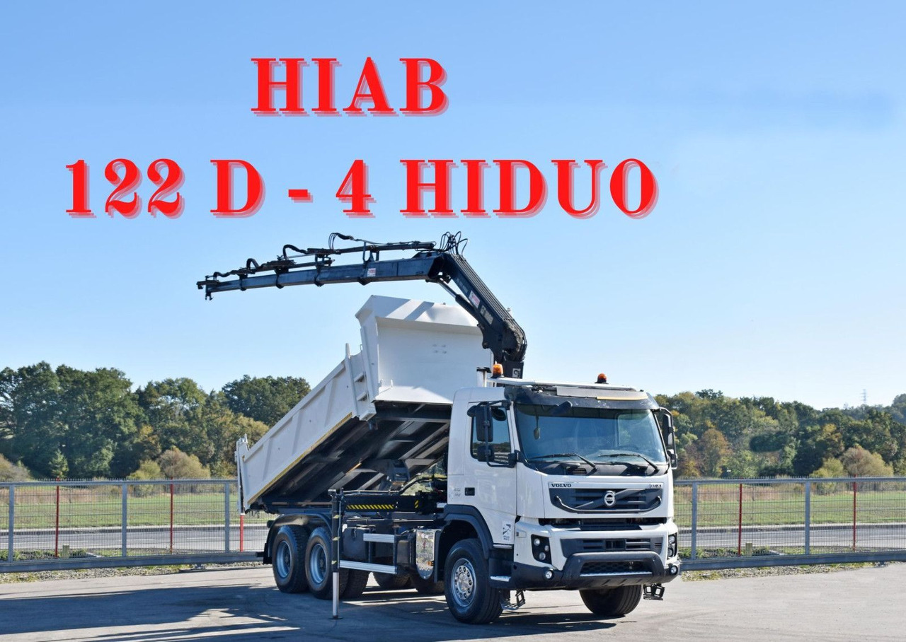 Volvo FMX 410 Kipper 5,20m*HIAB 122 D-4 HIDUO/FUNK*6x4 - Tovornjak prekucnik: slika 1 Volvo FMX 410 Kipper 5,20m*HIAB 122 D-4 HIDUO/FUNK*6x4 - Tovornjak prekucnik: slika 1