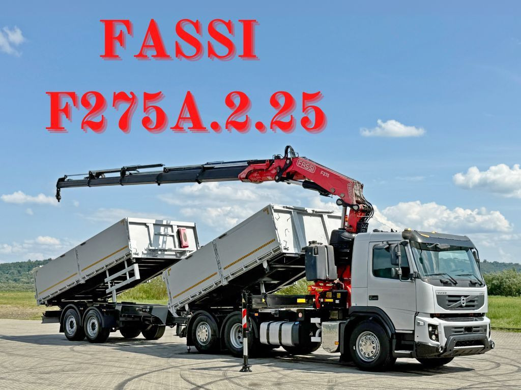 Volvo FMX 420* FASSI F275.2.25 + FUNK + Anhänger / TOP - Tovornjak z dvigalom: slika 1 Volvo FMX 420* FASSI F275.2.25 + FUNK + Anhänger / TOP - Tovornjak z dvigalom: slika 1