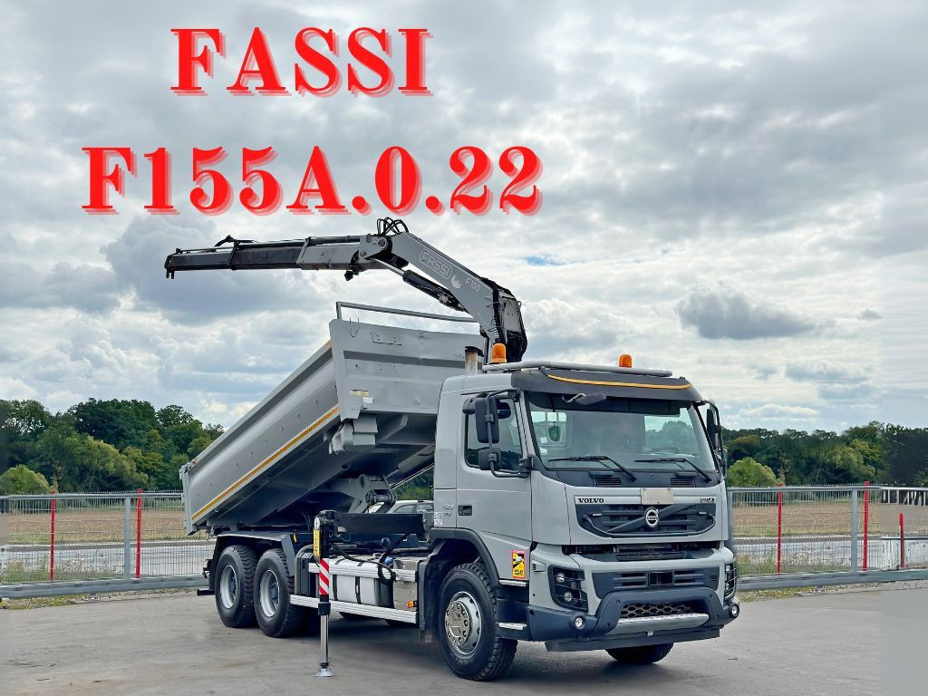 Volvo FMX 420 Kipper 5,10m *FASSI F155A.0.22+FUNK/6x4 - Tovornjak prekucnik: slika 1 Volvo FMX 420 Kipper 5,10m *FASSI F155A.0.22+FUNK/6x4 - Tovornjak prekucnik: slika 1