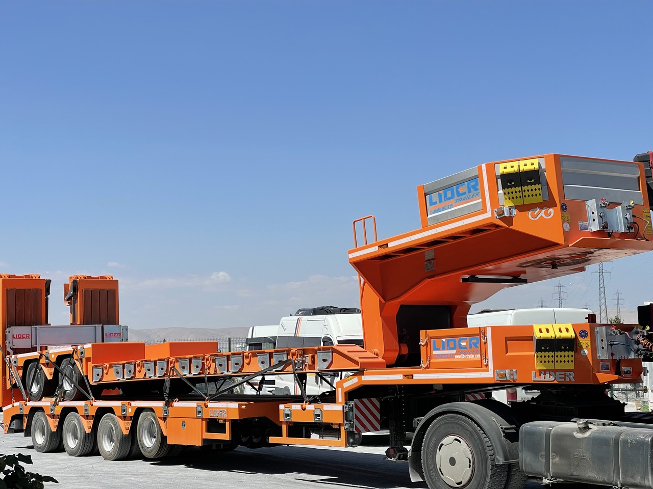 LIDER 2025 MODEL NEW LOWBOY TRAILER FROM MANUFACTURER lizing LIDER 2025 MODEL NEW LOWBOY TRAILER FROM MANUFACTURER: slika 8