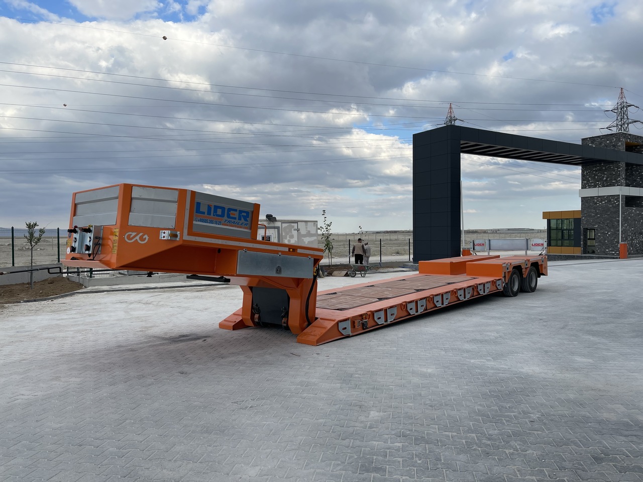 LIDER 2025 MODEL NEW LOWBOY TRAILER FROM MANUFACTURER lizing LIDER 2025 MODEL NEW LOWBOY TRAILER FROM MANUFACTURER: slika 6