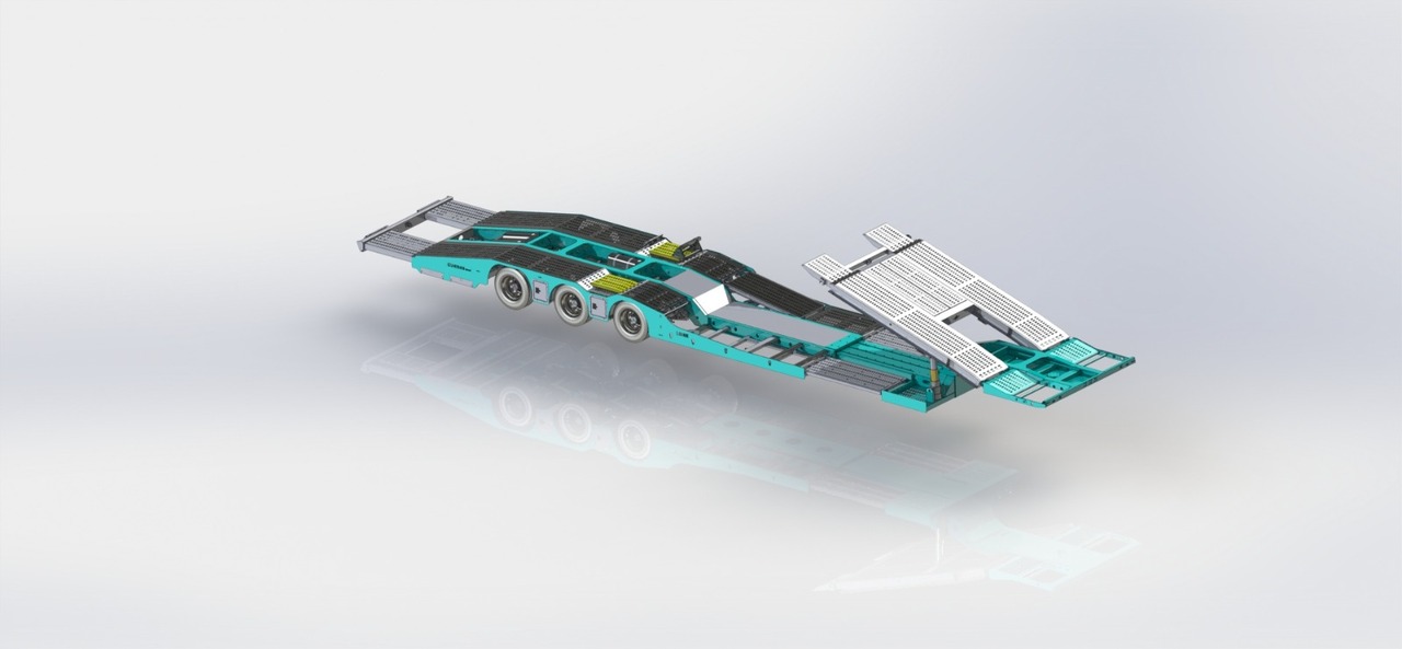 Nov Polprikolica avtotransporter za transport težkih strojev LIDER 2025 NEW UNUSED READY IN FACTORY STOCK: slika 16