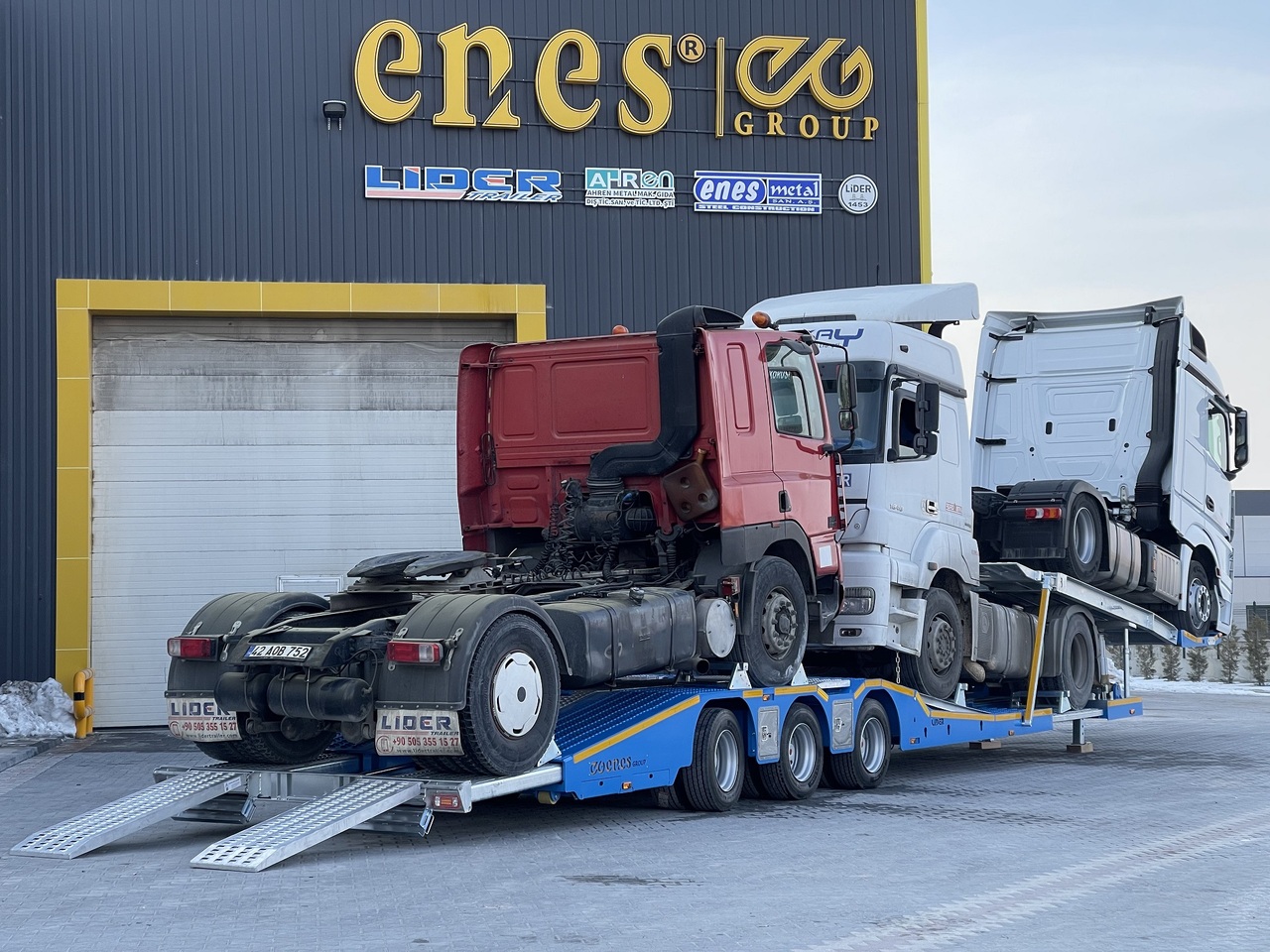 Nov Polprikolica avtotransporter za transport težkih strojev LIDER 2025 NEW UNUSED READY IN FACTORY STOCK: slika 10