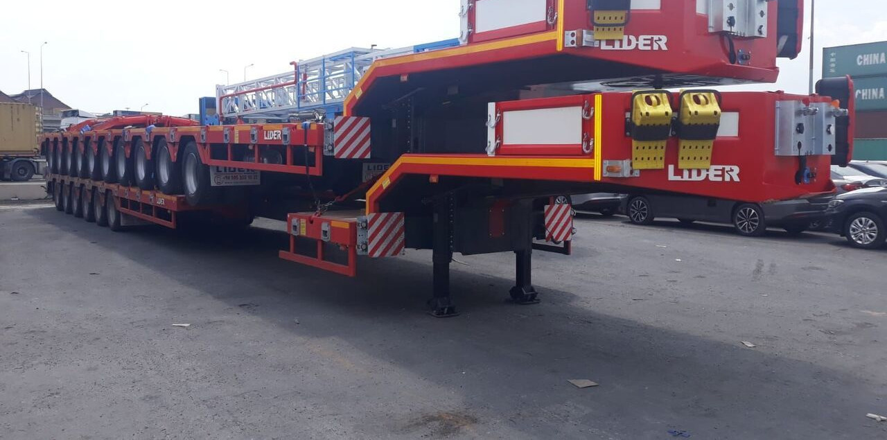 Nov Nizko noseča polprikolica LIDER 2025 model 150 Tons capacity Lowbed semi trailer: slika 20