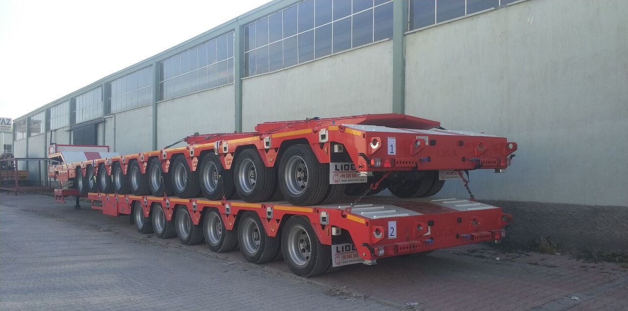 Nov Nizko noseča polprikolica LIDER 2025 model 150 Tons capacity Lowbed semi trailer: slika 17