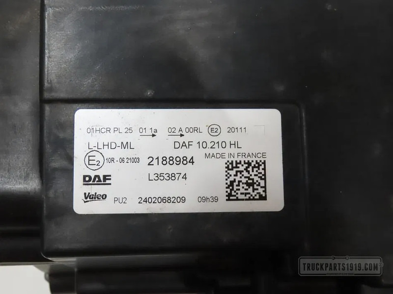 DAF 2188984 Koplamp Li. XG - Žarometi za Tovornjak: slika 3 DAF 2188984 Koplamp Li. XG - Žarometi za Tovornjak: slika 3