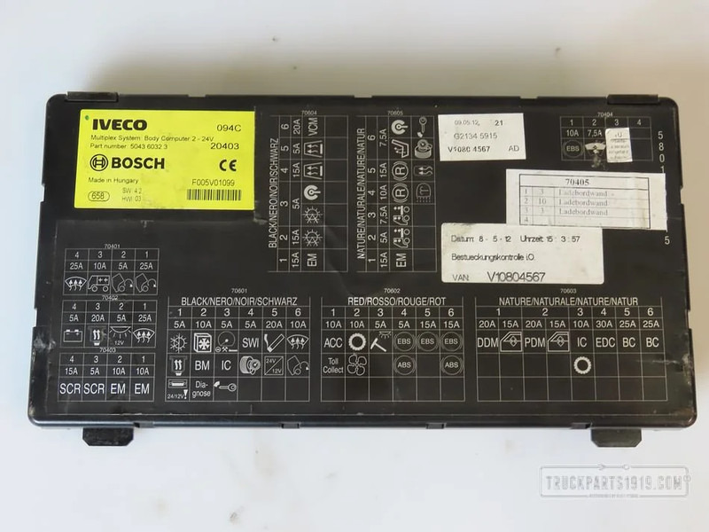 Iveco Electrical System Body computer 2 Iveco - ECU za Tovornjak: slika 1 Iveco Electrical System Body computer 2 Iveco - ECU za Tovornjak: slika 1