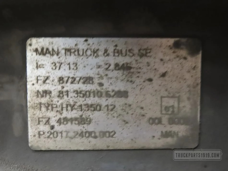 MAN Axle & Steering Parts Differentieel R=2.850 - Diferencialni menjalnik za Tovornjak: slika 3 MAN Axle & Steering Parts Differentieel R=2.850 - Diferencialni menjalnik za Tovornjak: slika 3