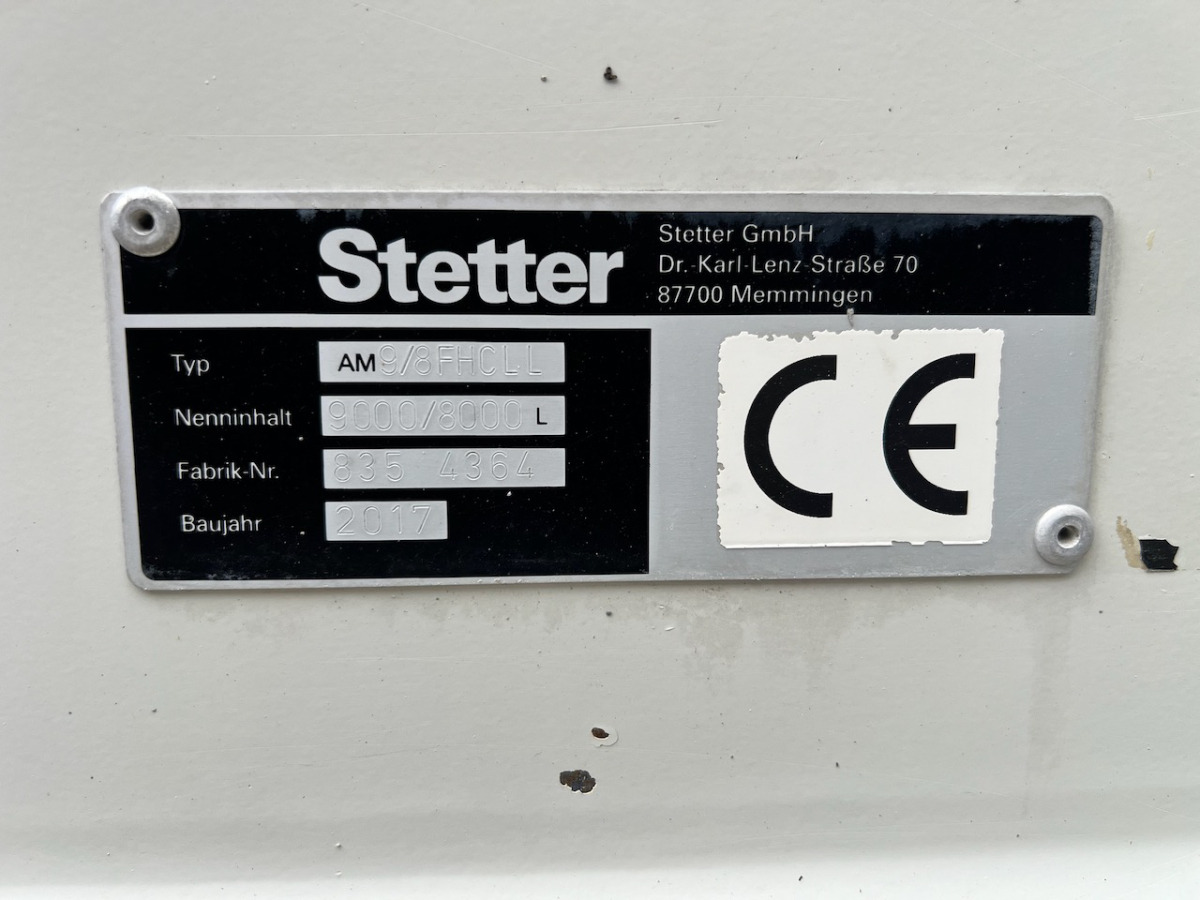 Avtomešalec VOLVO FM-450 8x4R Stetter 9m3: slika 17