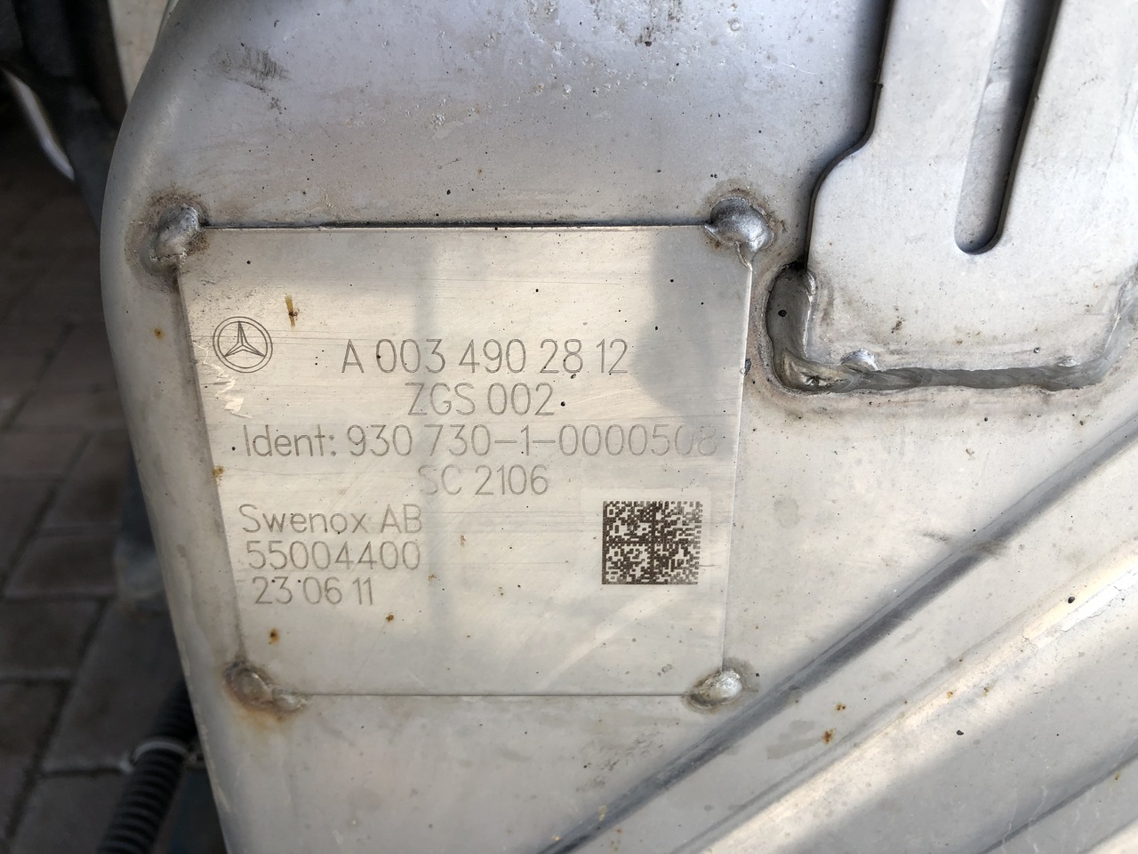 EXHAUST AFTERTREATMENT EURO6-EURO5 MERCEDES ACTROS MP4 - Izpušni kolektor za Tovornjak: slika 3 EXHAUST AFTERTREATMENT EURO6-EURO5 MERCEDES ACTROS MP4 - Izpušni kolektor za Tovornjak: slika 3
