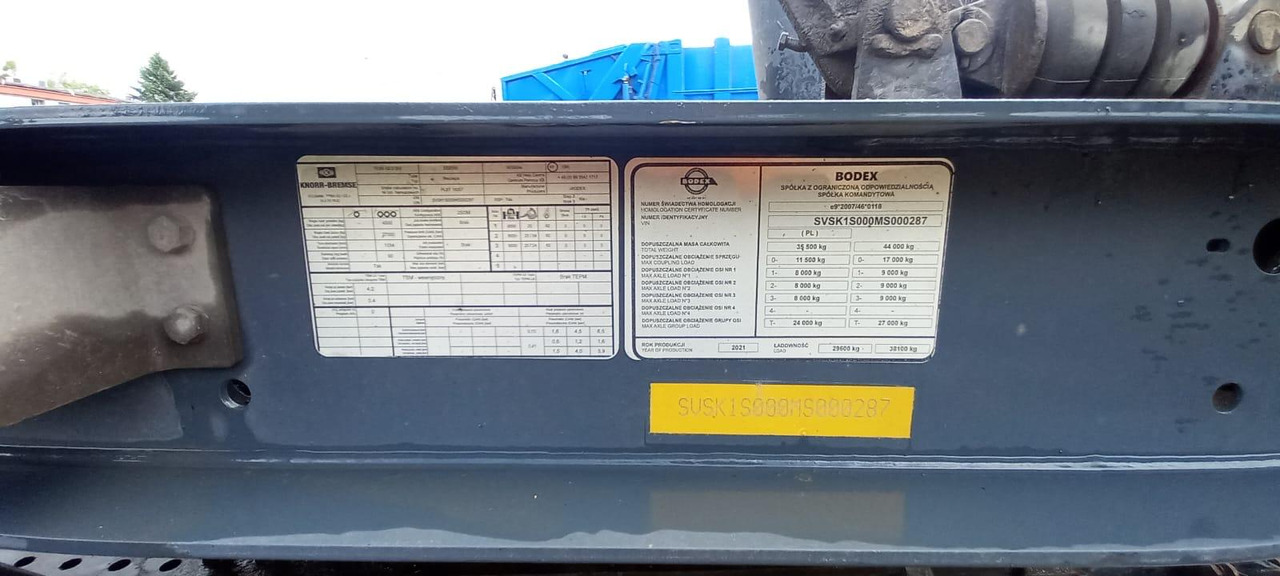 Naczepa wywrotka BODEX - Kiper polprikolica: slika 5 Naczepa wywrotka BODEX - Kiper polprikolica: slika 5