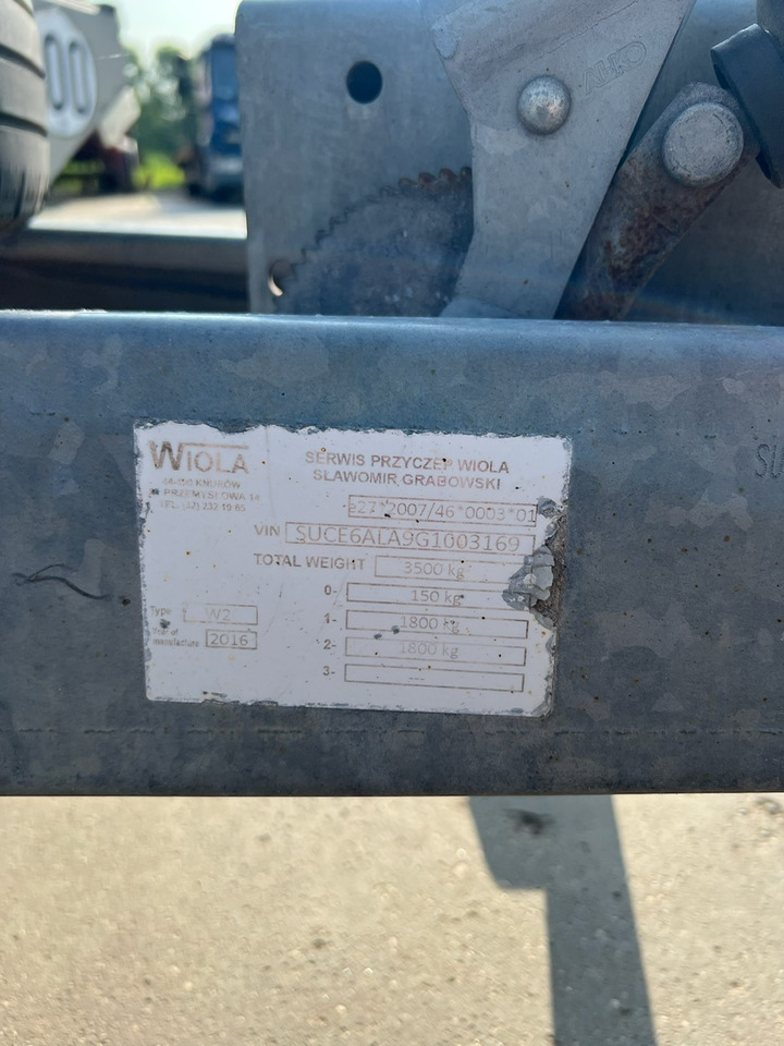 Przyczepa laweta WIOLA - Prikolica avtotransporter: slika 2 Przyczepa laweta WIOLA - Prikolica avtotransporter: slika 2