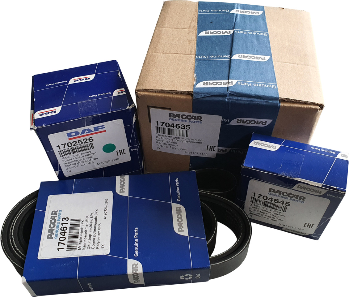 DAF SPANROL MET POLY-V RIEMSET 8-RIB (8PK) | 1706837 - Napenjalec jermena za Tovornjak: slika 1 DAF SPANROL MET POLY-V RIEMSET 8-RIB (8PK) | 1706837 - Napenjalec jermena za Tovornjak: slika 1