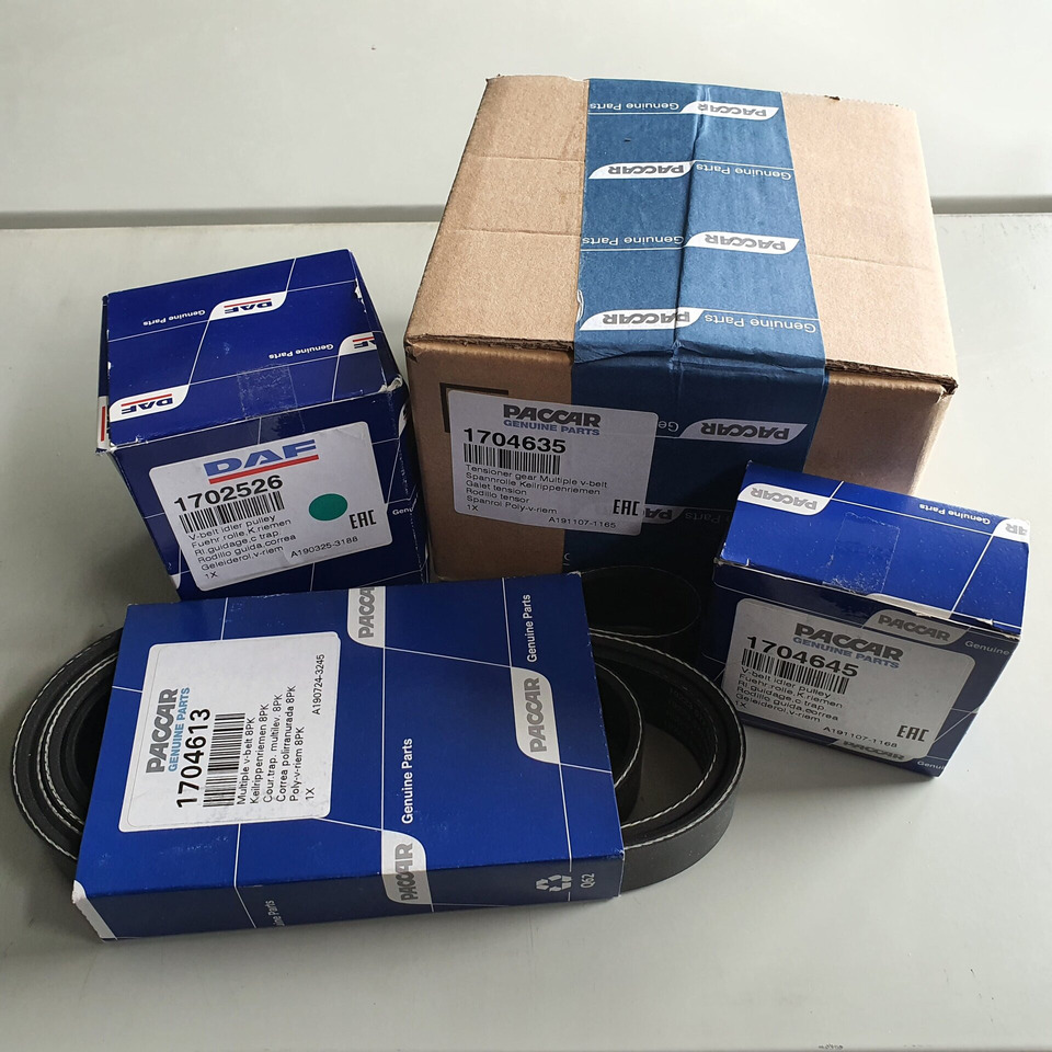 DAF Spanrol plus poly-V-riemset 8PK 1706837 - Napenjalec jermena za Tovornjak: slika 1 DAF Spanrol plus poly-V-riemset 8PK 1706837 - Napenjalec jermena za Tovornjak: slika 1