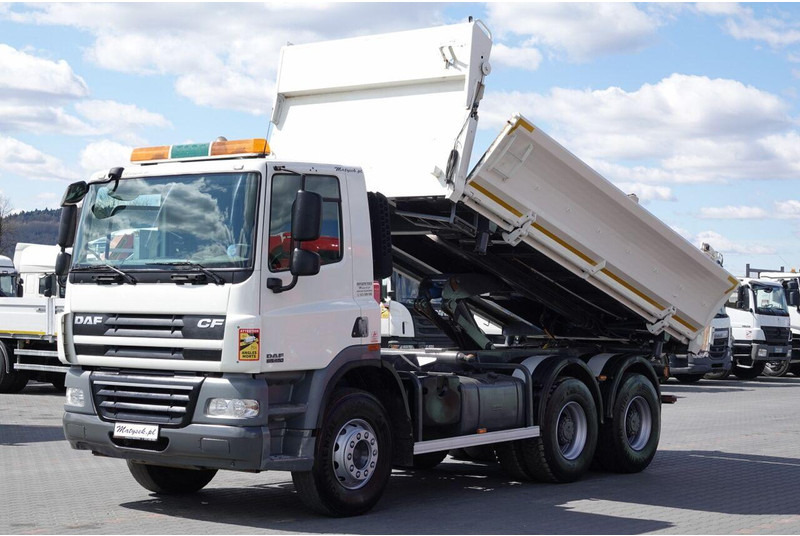 DAF CF 85.410 / 6X4 / WYWROTKA 2 STR / BORDMATIC / HYDROBURTA / MANU - Tovornjak prekucnik: slika 1 DAF CF 85.410 / 6X4 / WYWROTKA 2 STR / BORDMATIC / HYDROBURTA / MANU - Tovornjak prekucnik: slika 1