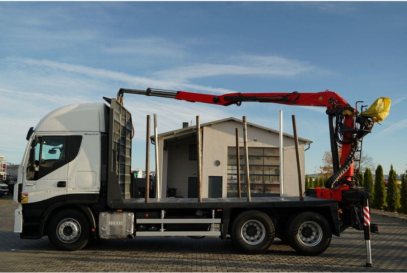 Iveco STRALIS 560 / 6X4 / DO DREWNA / DO DRZEWA / DO LASU / HDS PALFIN - Tovornjak za prevoz lesa, Tovornjak z dvigalom: slika 3 Iveco STRALIS 560 / 6X4 / DO DREWNA / DO DRZEWA / DO LASU / HDS PALFIN - Tovornjak za prevoz lesa, Tovornjak z dvigalom: slika 3
