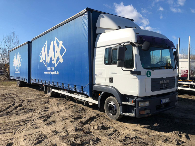 MAN TGL 8.210 Pritsche - TOP ZUSTAND - Tovornjak s ponjavo: slika 1 MAN TGL 8.210 Pritsche - TOP ZUSTAND - Tovornjak s ponjavo: slika 1