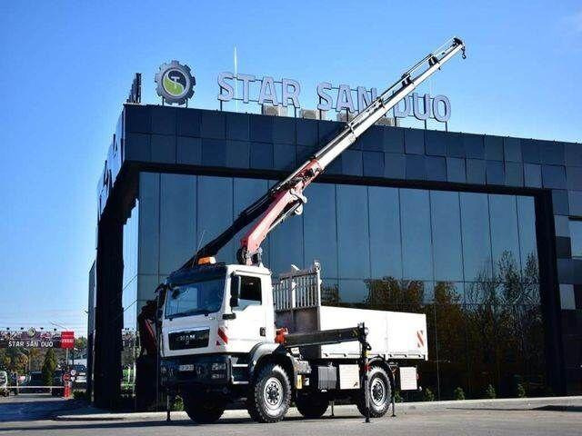 MAN TGM 18.340 4x4 PALFINGER PK 18002 CRANE WINCH - Tovornjak s kesonom, Tovornjak z dvigalom: slika 1 MAN TGM 18.340 4x4 PALFINGER PK 18002 CRANE WINCH - Tovornjak s kesonom, Tovornjak z dvigalom: slika 1