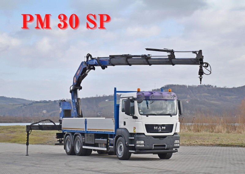 MAN TGS 26.360 - Tovornjak s kesonom, Tovornjak z dvigalom: slika 1 MAN TGS 26.360 - Tovornjak s kesonom, Tovornjak z dvigalom: slika 1