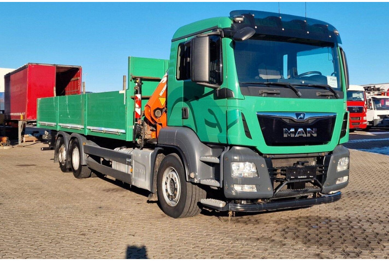 MAN TGS 26.460 6X2 Flatbed + Crane Atlas 172.3E-A4 + RC - Tovornjak s kesonom, Tovornjak z dvigalom: slika 1 MAN TGS 26.460 6X2 Flatbed + Crane Atlas 172.3E-A4 + RC - Tovornjak s kesonom, Tovornjak z dvigalom: slika 1