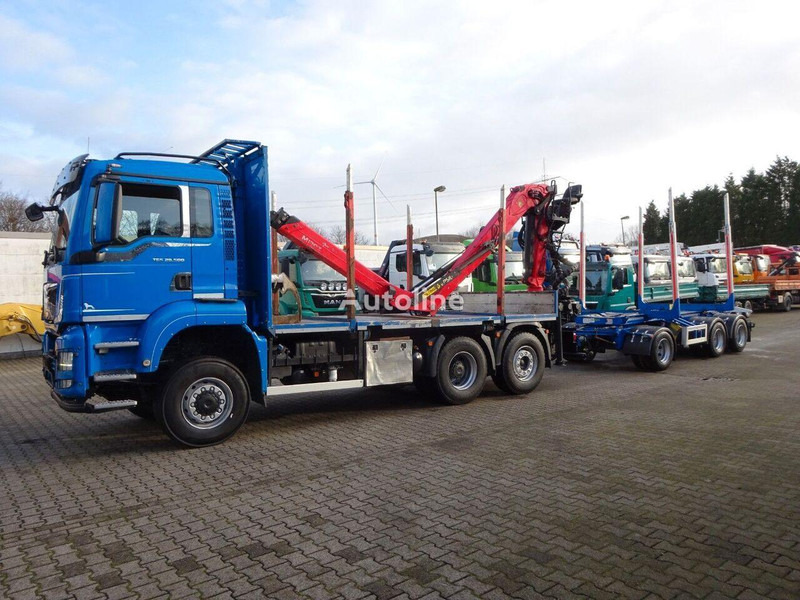 MAN TGS 28.500 6x4 Log truck + Crane Epsilon + Trailer - Tovornjak za prevoz lesa, Tovornjak z dvigalom: slika 3 MAN TGS 28.500 6x4 Log truck + Crane Epsilon + Trailer - Tovornjak za prevoz lesa, Tovornjak z dvigalom: slika 3