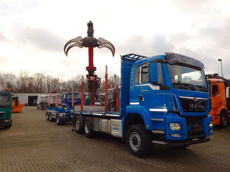 MAN TGS 28.500 6x4 Log truck + Crane Epsilon + Trailer - Tovornjak za prevoz lesa, Tovornjak z dvigalom: slika 5 MAN TGS 28.500 6x4 Log truck + Crane Epsilon + Trailer - Tovornjak za prevoz lesa, Tovornjak z dvigalom: slika 5
