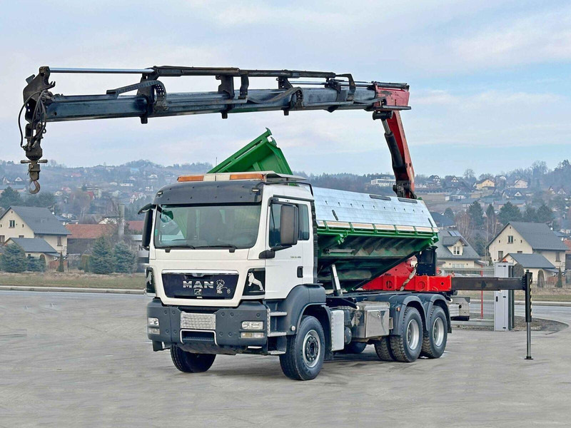 MAN TGS 33.480 - Tovornjak prekucnik, Tovornjak z dvigalom: slika 2 MAN TGS 33.480 - Tovornjak prekucnik, Tovornjak z dvigalom: slika 2